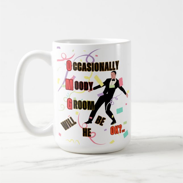 Mug OMG Moody Dancing Groom (Gauche)