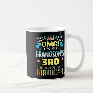 Mug Omg Son My Grandsons 3e Anniversaire Sweet 3 Ans O