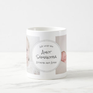 Mug On aime tante, photo pour toutes occasions