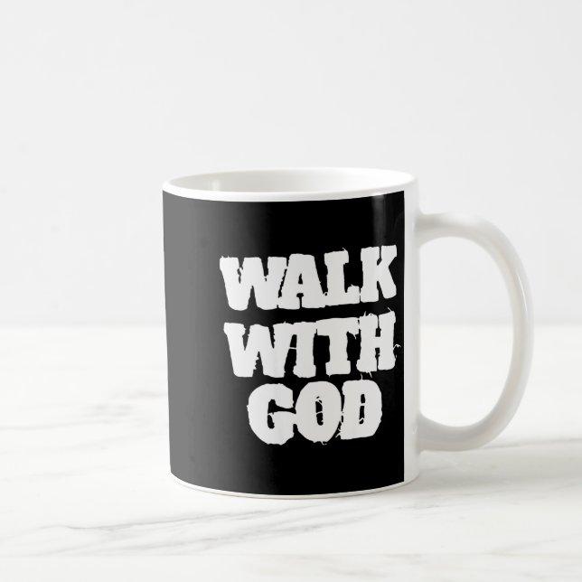 Mug On Back Walk With Jesus God Christian Men Women Sa (Droite)