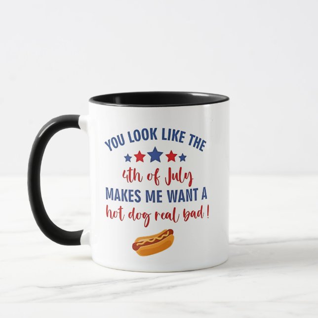 Mug On dirait que le 4 juillet me donne envie (Gauche)