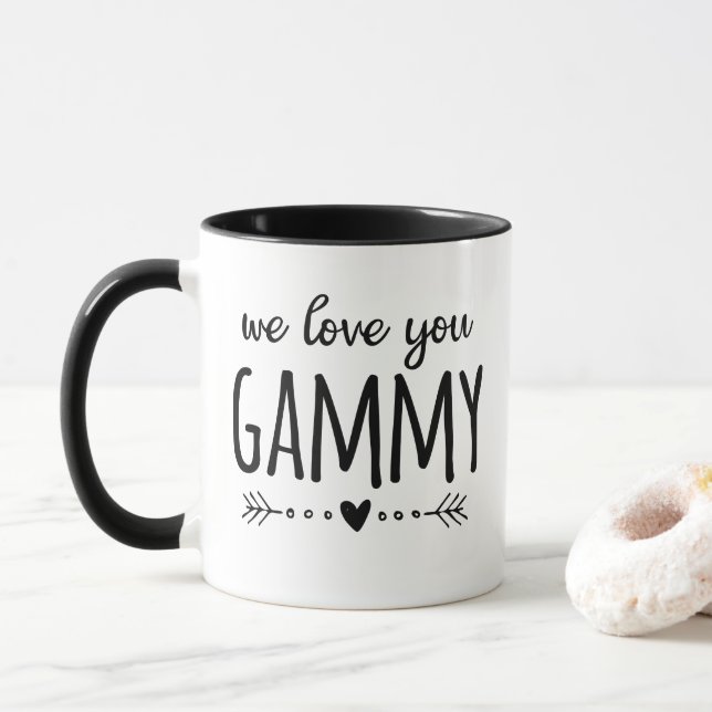 Mug On t'aime Gammy (Avec donut)