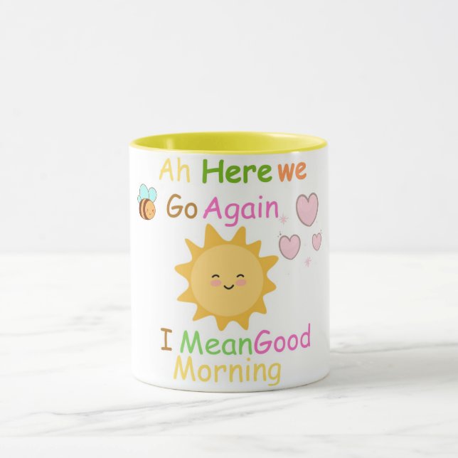 Mug On y retourne, je veux dire bonjour muet (Centre)