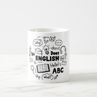 Mug Once in a Blue Moon Idiom Design English Learning