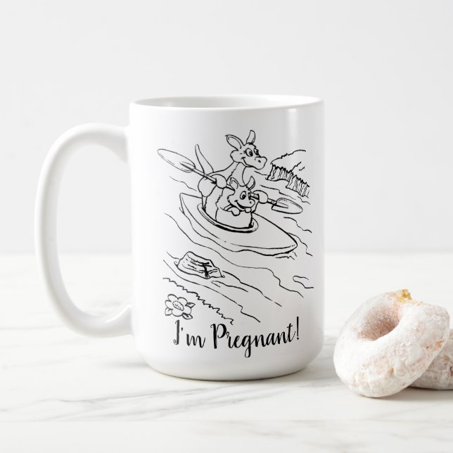 Mug Oncle de Faire-part de grossesse drôle (Avec donut)