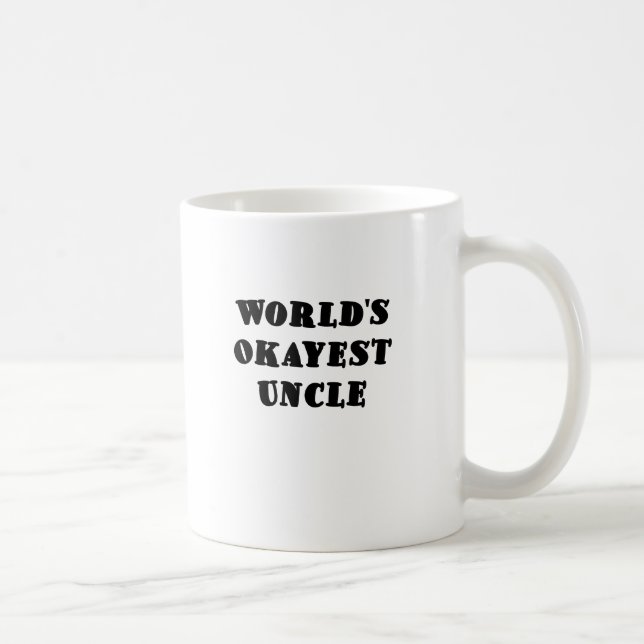 Mug Oncle d'Okayest des mondes (Droite)