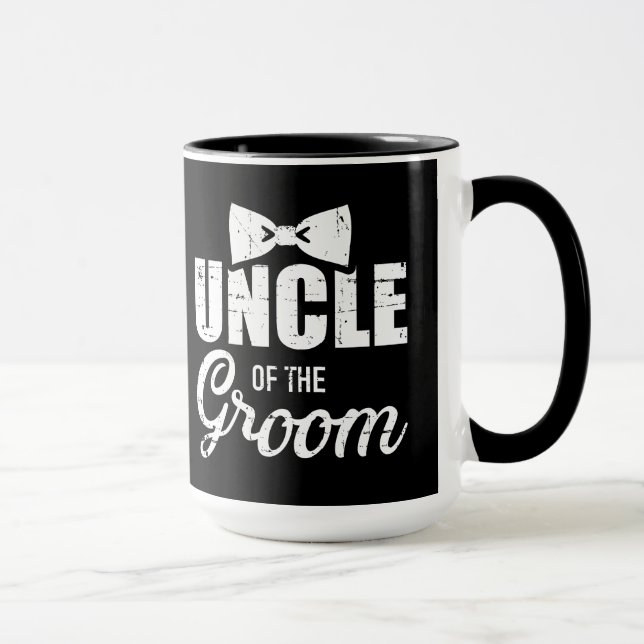 Mug Oncle du marié pour mariage (Droite)