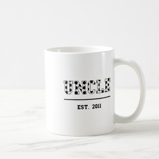 Mug Oncle Ét. 2011 Drôle Année de création Sports Papa (Droite)