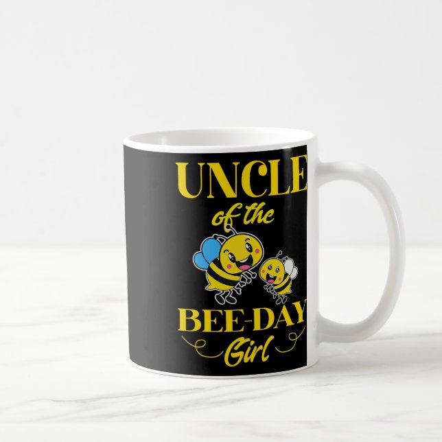 Mug Oncle Of Bee Day Fille Fête des pères Correspondan (Droite)