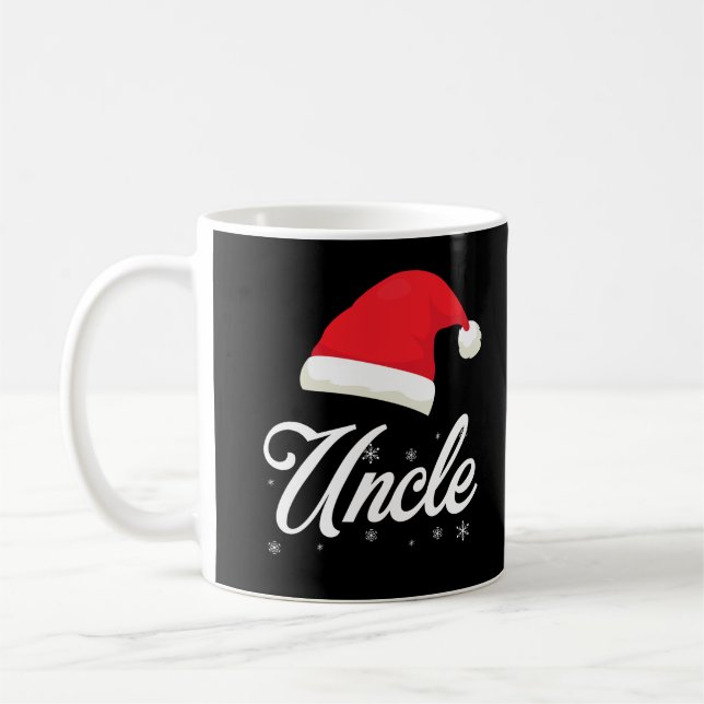 Mug Oncle Père Noël Casquette Noël Neige Noël (Gauche)