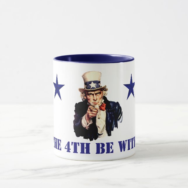Mug Oncle Sam 4 juillet (Centre)