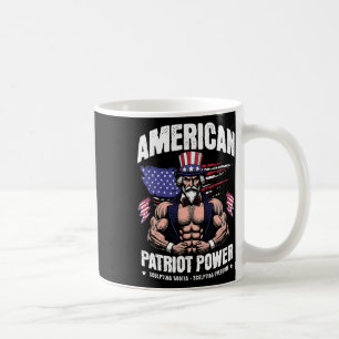 Mug Oncle Sam américain de musculation - Pour le patri