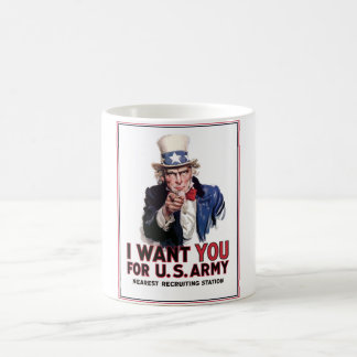 Mug Oncle Sam "je vous veux "