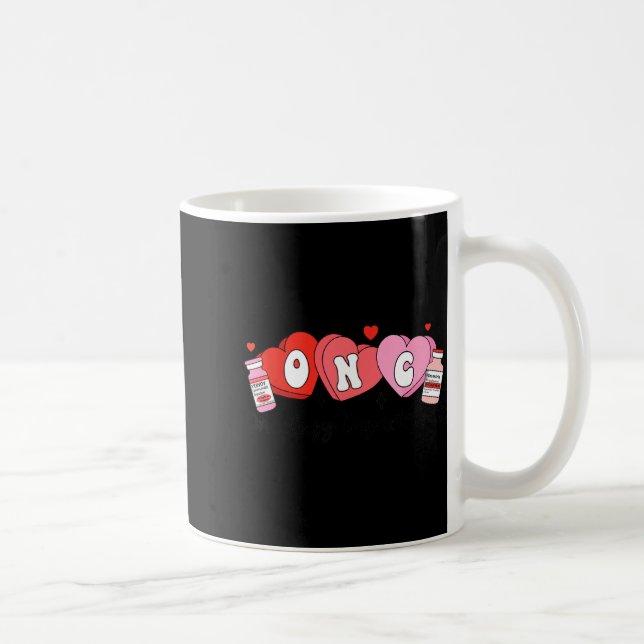 Mug Oncology Nurse Fight Cancer Nurse Valentine Onc De (Droite)
