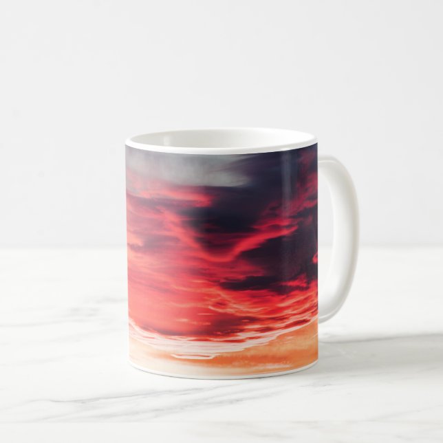 Mug onde féline (Devant droit)