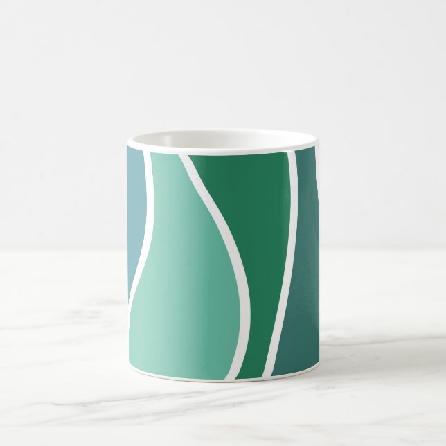 Mug Ondes océaniques colorées (Centre)