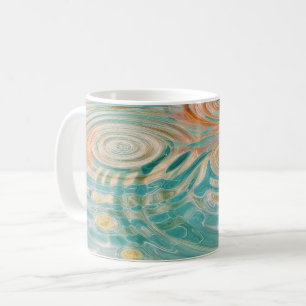 Mug Ondulations de Tranquillité Harmonie d'Eau Abstrai