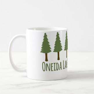 Mug Oneida Lake Camping Rustique Pins Forêt Bois