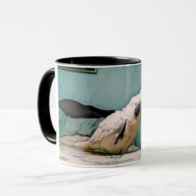 Mug Onni le cacatoès de claquettes (Devant gauche)