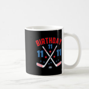 Mug Onze de hockey sur glace Garçon d'anniversaire 11e