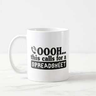 Mug OOOH...Cela Demande Un Tableur, Comptable Cool