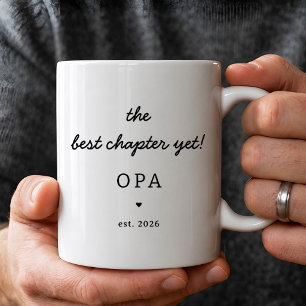 Mug Opa Personnalisé Cadeau Nouveau Grand-Père