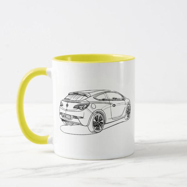 Mug Opel Astra GTC 2012 (Gauche)