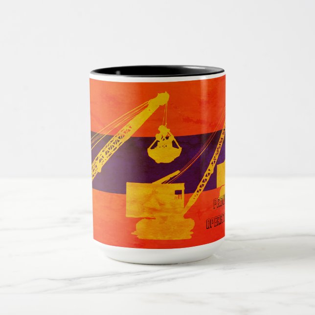 MUG OPÉRATEUR DE CRANE FIER D'ÊTRE INGÉNIEUR D'EXPLOIT (Centre)