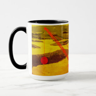 MUG OPÉRATEUR DE CRANE GOLF GOLFING IMAGINAIRE ART OPÉ