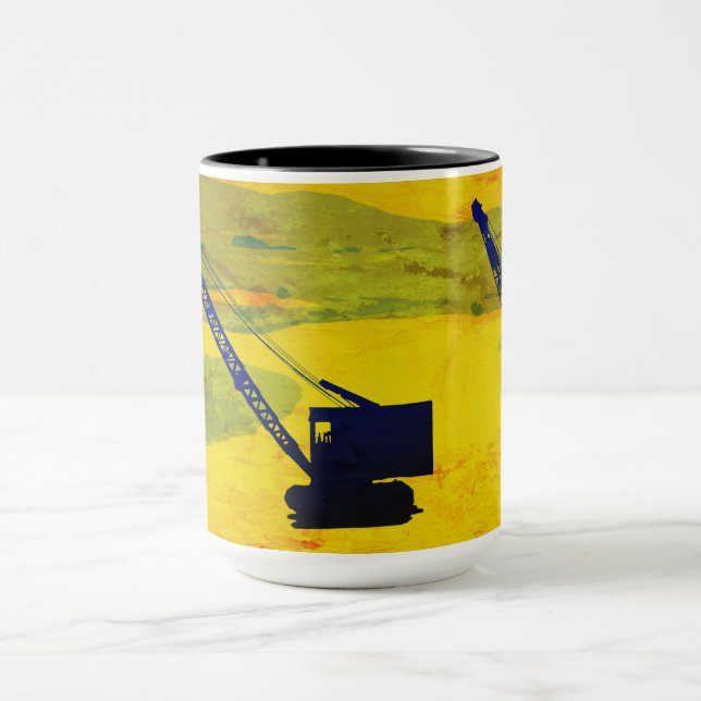 MUG OPÉRATEUR DE CRANE GOLF GOLFING IMAGINAIRE ART OPÉ (Centre)