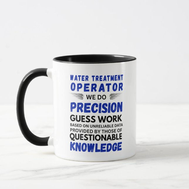 Mug Opérateur de traitement de l'eau Nous faisons de l (Gauche)