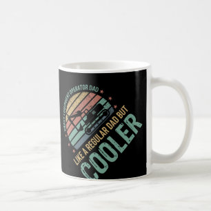 Mug Opérateur d'équipement lourd Papa Glacière Mens Pè