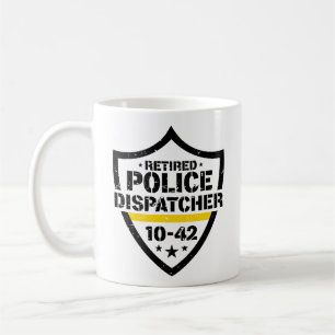 Mug Opérateur des Urgences de Police à la Retraite 10-