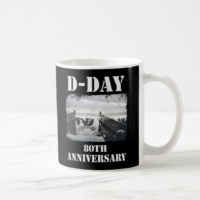 Mug Opération Overlord 1944 Jour J 2024 Normandie (Droite)
