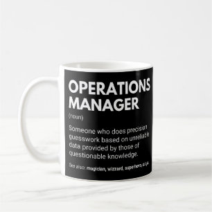 Mug Operations Manager Définition de travail amusant