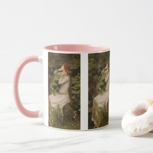Mug Ophélie par l'étang par John William Waterhouse