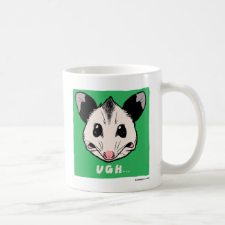 Mug Opossum "AHHH" and "UGH..."