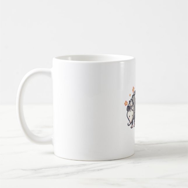 Mug Opossum Delft � Cute Animal Art (Gauche)