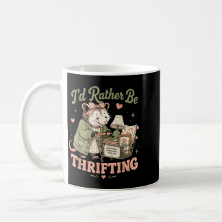 Mug Opossum Femme Je Préférerais Faire Du Shopping Sol