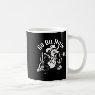 Mug Opossum western drôle va sur git cowboy possum mèm