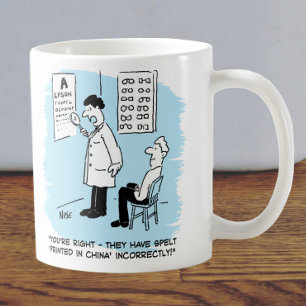 Mug Opticien à l'épreuve des yeux