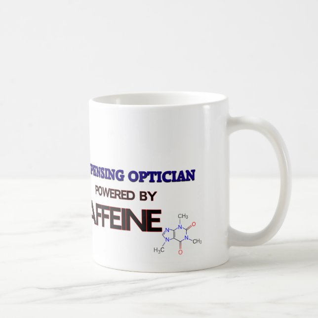 Mug Opticien de distribution actionné par la caféine (Droite)