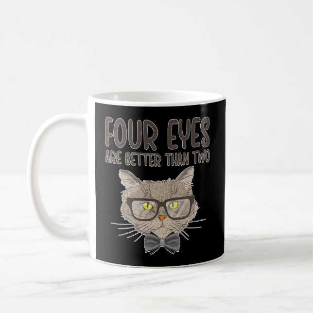 Mug Opticiens Opticiens Opticiens À Quatre Yeux (Gauche)