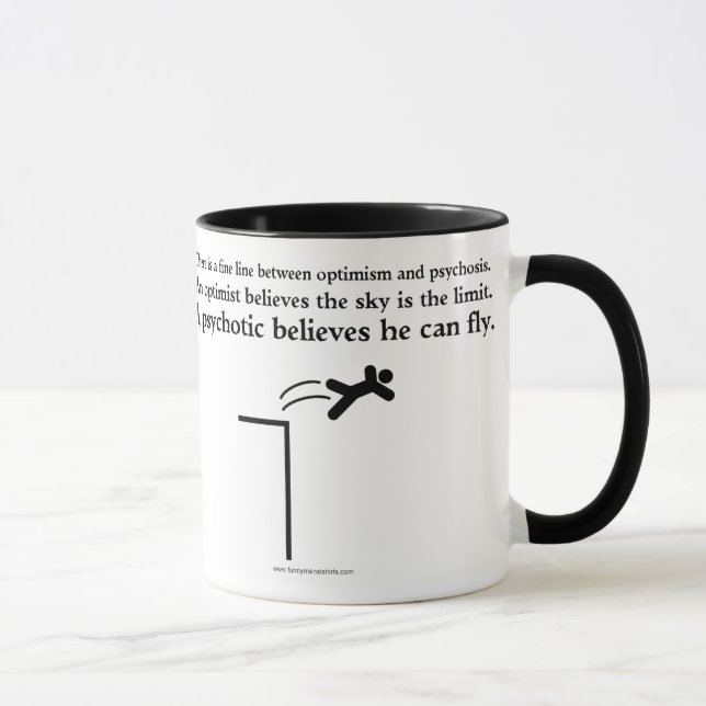 Mug Optimisme et psychose (Droite)