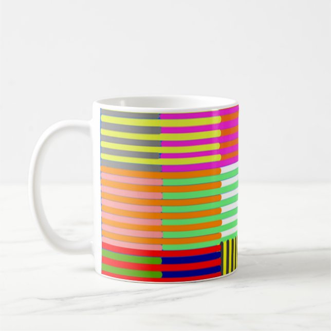 Mug Optique inspirée par Bauhaus (Gauche)