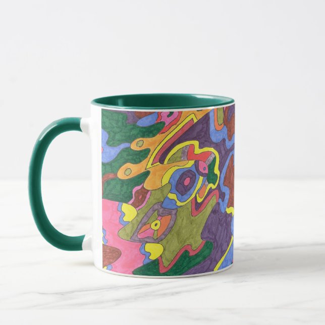 Mug "Or" Art Abstrait (Gauche)