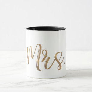 Mug Or et Mme blanche type minimal moderne de