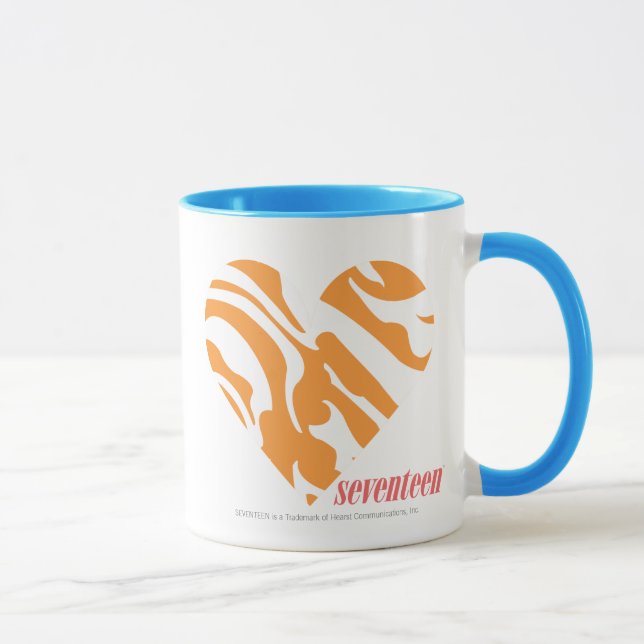 Mug Orange 2 de zèbre (Droite)