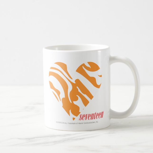 Mug Orange 2 de zèbre (Droite)