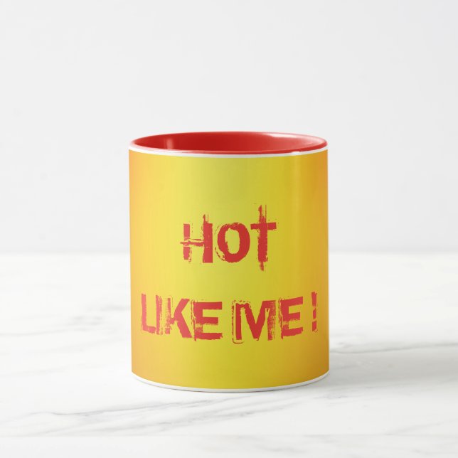 Mug Orange Chaud. (Centre)